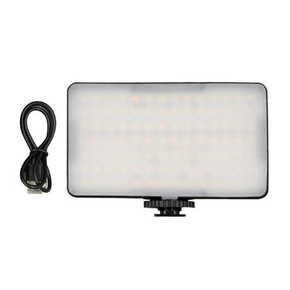 Rechargeable LED Video Light 1800mAh for DSLR Cameras with 98 Leds Adjustable Color Temperature and Brightness