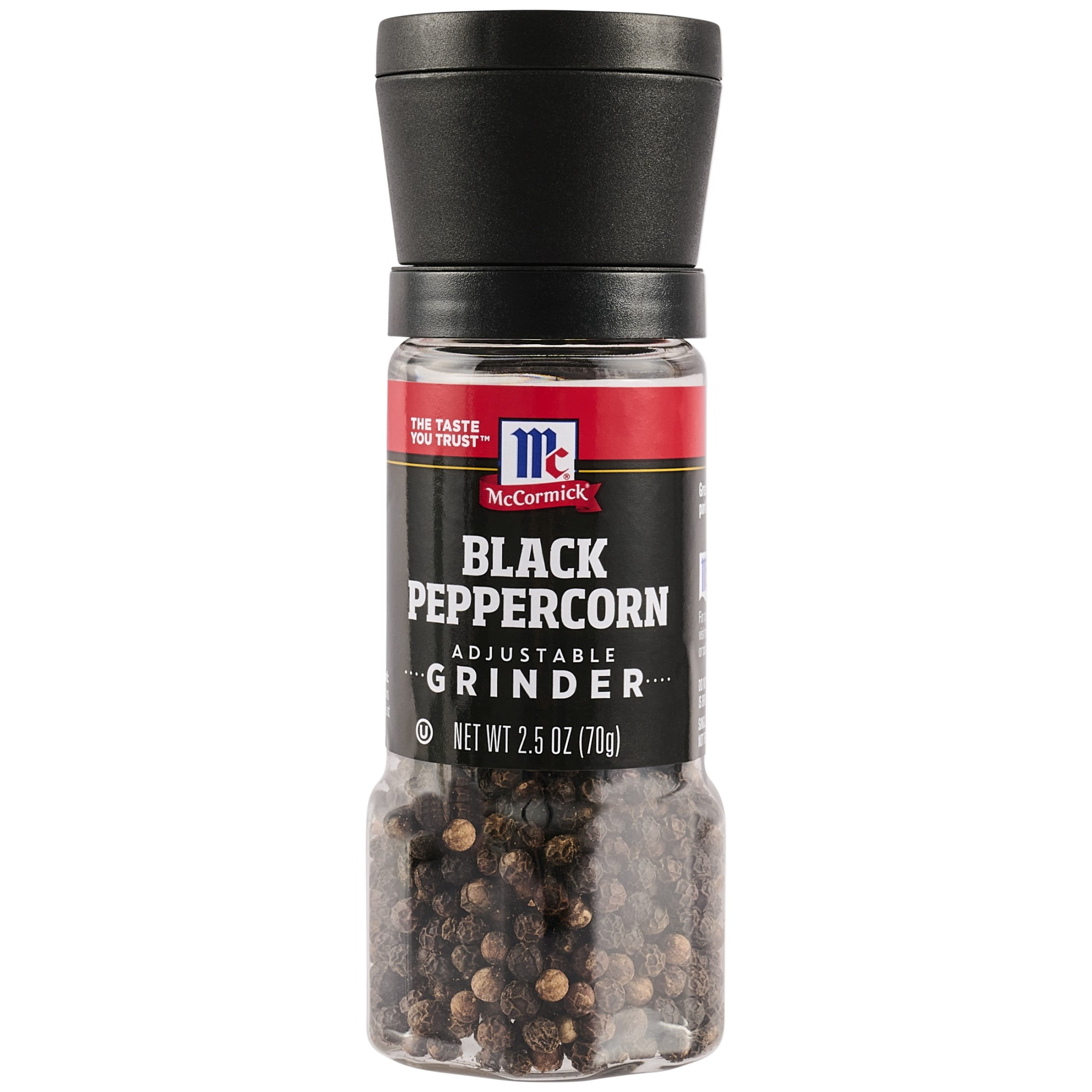 Morton Iodized Salt and McCormick Black Peppercorn Grinder Seasoning Bundle