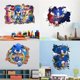 thumbnail image 4 of Two-piece set 45cm × 40cm and 43cm × 40cm Nick stickers self-adhesive nursery decoration 3d broken, 4 of 4