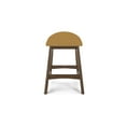 thumbnail image 6 of Signature Design by Ashley Lyncott Counter Height Upholstered Barstool with Foam Cushion, Set of 2, Mustard, 6 of 8