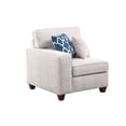 thumbnail image 3 of Devion Furniture 7-Piece Upholstered Modern Chenille Sectional in Beige, 3 of 8