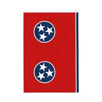 Double Sided House Flag Tennessee Flag Garden Flag For Outside Room House Yard Indoor (2x3ft)