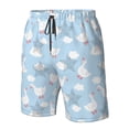 thumbnail image 2 of Yiaed Cute Goose On A Blue Sky Print Men's Swim Trunks with Lining Quick Dry Sports Shorts Beach Shorts Boardshorts-Small, 2 of 5