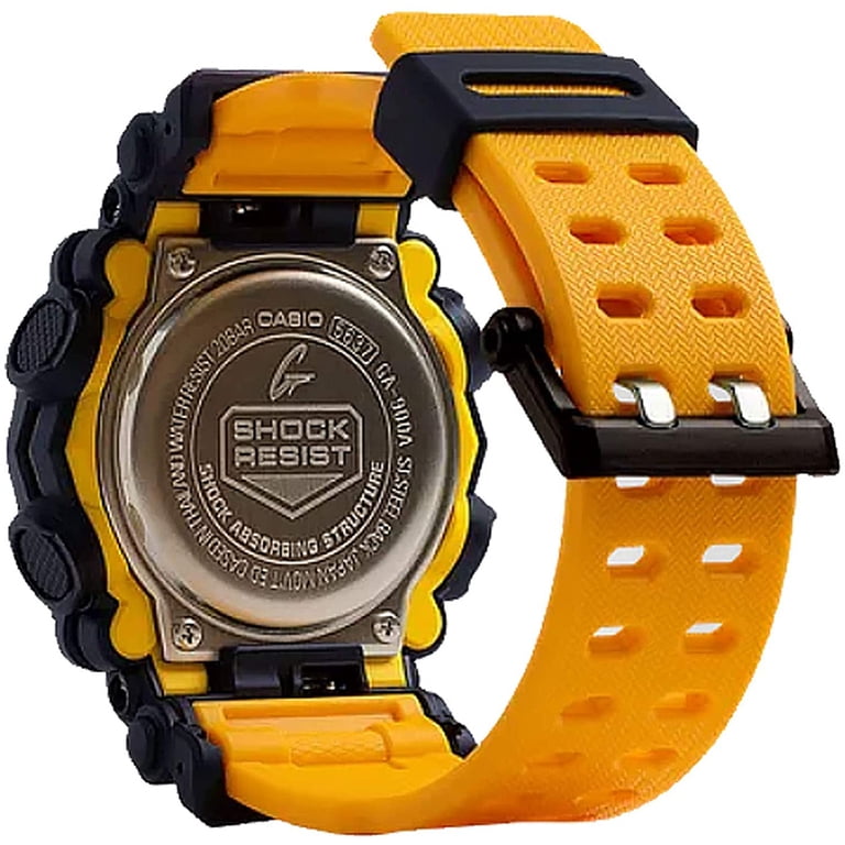 Casio G-Shock INT-GA-900A-1A9DR Black Yellow Industrial Style Mens 