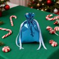 thumbnail image 4 of Dserfhy 10 Pcs Christmas Drawstring Gift Bags Holiday Foil Gift Bags Reusable Xmas Gift Wrapping Bags for Gifts Presents Xmas Party Favors, 4 of 8