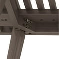 thumbnail image 5 of Plank+Beam Entryway Bench, Wooden End of Bed Bench for Bedroom, Hallway, Porch, 19”, Clay, 5 of 6