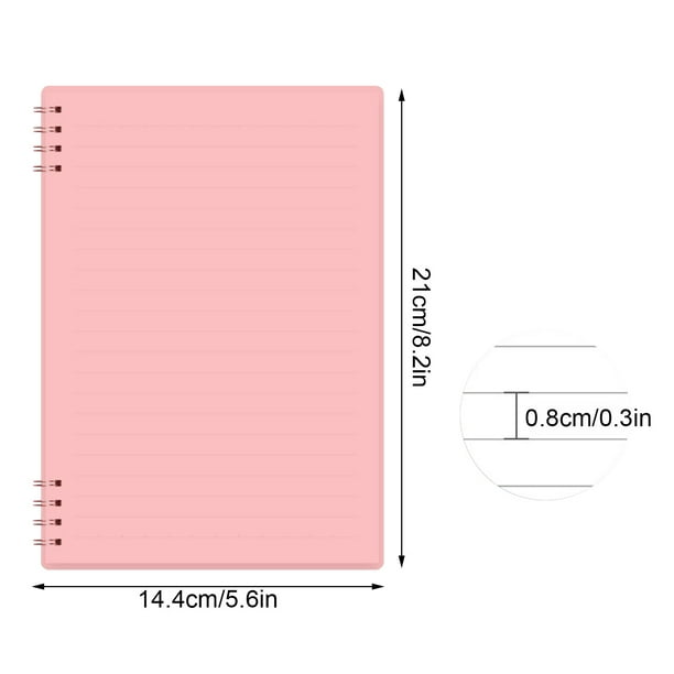 6pcs Set, Including 1 Spiral Notebook 5 Pens, Simple A5 Hardcover Spiral Notebook, Tear-off Pages With Horizontal And Vertical Lines, Office And School Supplies, Christmas Gift, Cute Notebook