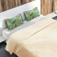 thumbnail image 5 of Yayeee Pillowcase Standard Size Set of 2 Satin Wrinkle Resistant Pillow Case, American Footballs, 5 of 8