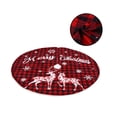 thumbnail image 2 of Cateissary Gewe Yeeli de árbol de Navidad ornamento Animal tela fina a cuadros árbol fondo Mat decoración de Navidad Kits de decoración para fiestas, 2 of 6