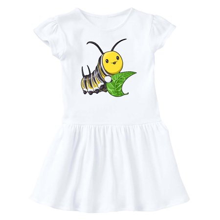 

Inktastic Monarch butterfly caterpillar- cute baby insect Gift Baby Girl Dress