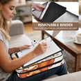 thumbnail image 5 of Haosy Accordion File Organizer Zipper Binder 500 Sheet 6-Tab Expanding File Folder Multi-Pocket 1.2 Inch 3 Ring Cute Squirrel Hold Pine Nut, 5 of 7