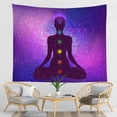 thumbnail image 1 of Visland Seven Chakra Tapestry - Bohemian Mandala Yoga Meditation Wall Hanging Boho Studio Room Decoration Spiritual Gift Art Home Bedroom Decor Living Room Divider Door Curtain Balcony Sheer, 1 of 3