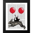 thumbnail image 2 of Fab Funky 20x24 Black Modern Framed Museum Art Print Titled - The Hare Ship, 2 of 5
