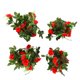 thumbnail image 2 of Enredadera de flores de seda Ticfox 4 Uds 220 cm, 2 of 14