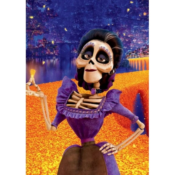 DIY Coco Diamond Art Painting Kit 5D Full Diamond Diamond Art Kit for Adults Gemstone Art Painting Beginners Craft Wall Decoration 12x16inch