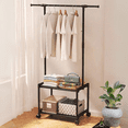 thumbnail image 5 of Perchero Zapatera Fasilyt 3 niveles organizador de ropa Con ruedas, 5 of 5
