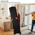 thumbnail image 3 of 6-Panel Room Divider, 6 ft Office Partition Walls Wood Divider Folding Portable Privacy Screen, Room Dividers and Folding Privacy Screens for Home, Room Separator Wall Dividers,Black, 3 of 6