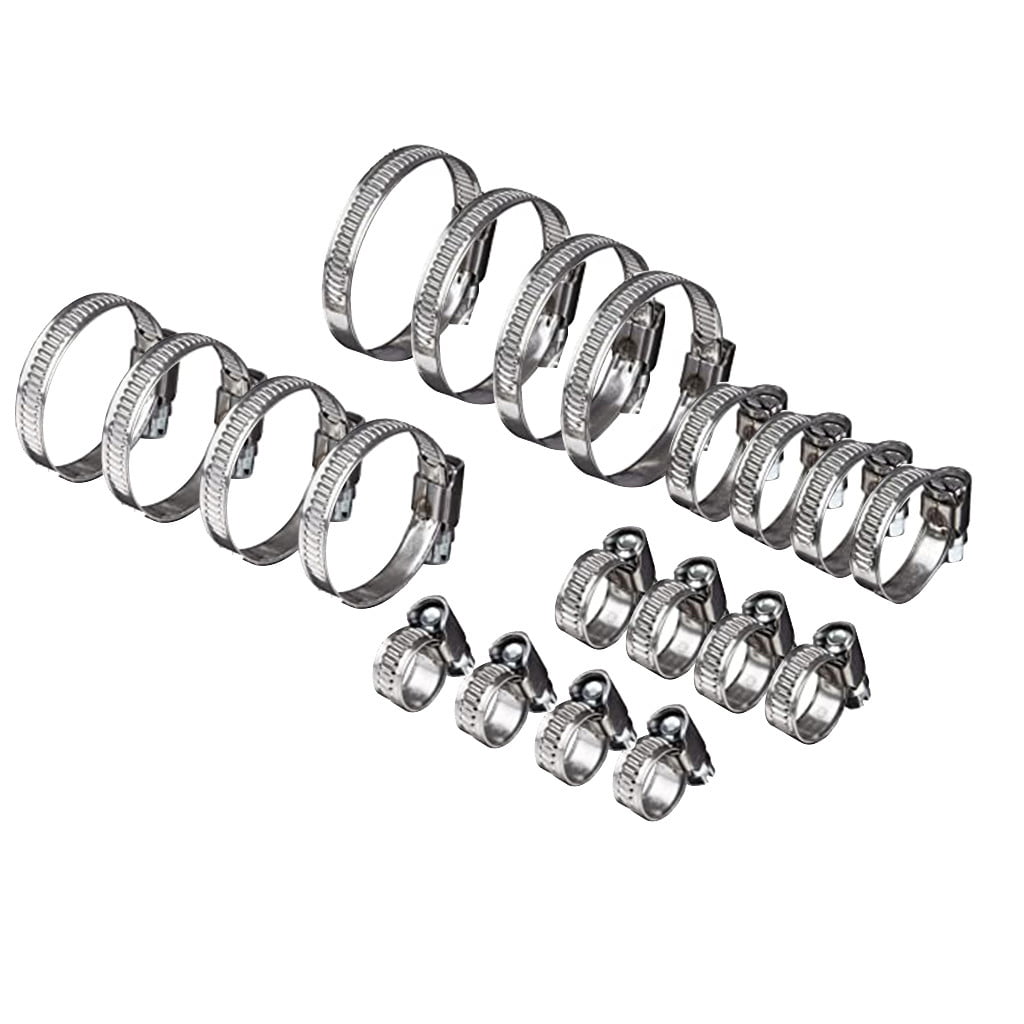 Details about   2pcs Large Water Hose Clamp Stainless Steel Clamping Range Size 12 Inch Worm 