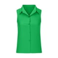 thumbnail image 5 of GigrtiJin Women's Tank Tops Loose Sleeveless Shirt Elegant Mock Neck Comfort Solid Color Formal Suit Top Blouses, 5 of 7