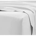 thumbnail image 2 of Fitted Sheet 800 Thread Count 100% Egyptian Cotton 1-Piece King Size (78" x 80") Inch, 100% Long Staple Cotton Fitted Sheets, Bed Fitted Sheet fit Upto 18" Deep Pocket - White Solid, 2 of 5