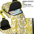 thumbnail image 5 of Yellow Banana Print Sling Backpack, Tropical Fruit Pattern Crossbody Daypack with Cute Banana Lover Design, Kawaii Cartoon Sweet Style, Lightweight and Durable, 5 of 5