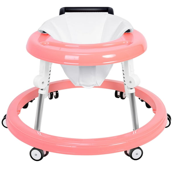 HARPPA Foldable Baby Walker, Sit to Stand Activity Center with Wheels, Seat and Height