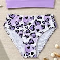 thumbnail image 6 of Ymyiu Tankini Swimsuits for Girls Girls Swimsuits Bikini Set Kids Bathing Suit Bikini Top Two Piece Girls' Swimwear Size 7-8 Years (Purple,7-8 Years), 6 of 6