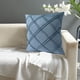 thumbnail image 4 of Funda de cojín con borde plateado, almohada de viaje para oficina en casa, funda de cojín cuadrada, 4 of 6