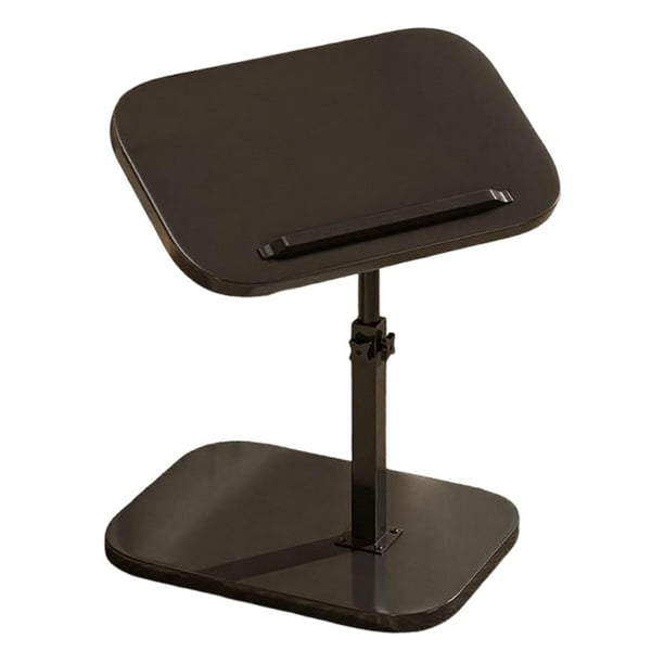 Mesa auxiliar plegable con tapa giratoria abatible multifuncional de 180 degree Negro
