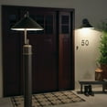 thumbnail image 2 of Kichler Ripley 16" High Industrial Bronze Dark Sky Outdoor Post Light, 2 of 2