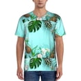 thumbnail image 5 of Easygdp Tropical Pineapple Men's Muscle T-Shirt Men's Baseball Short Sleeves, for Gym Workout Athletic with Button - 3X-Large, 5 of 9