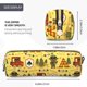 thumbnail image 3 of Easygdp Forest Guard para Estuche de Lápices de Cuero, Estuche de Papelería de Cuero, Estuche de Gran Capacidad con Cremallera, 3 of 7