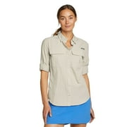 Women's Eddie Bauer Long Sleeve UPF Field Shirt Color: Cloud Size: XX LARGE