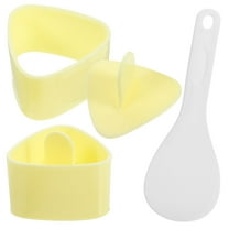 KALLORY onigiri mould kit Onigiri Mold PP Shaping Rice Balls Beginners Cooking Sessions 1 Set