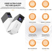 Mini Portable HD Projector with Auto Keystone Correction for Home Theater and Outdoor Movies, 1 Count