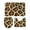 color-4, variant on Brown Leopard Print Bathroom Rugs Set 3 Piece with Non-Slip Bath Rugs Toilet Lid Cover U-Shaped Contour Toilet Mat Rustic