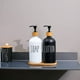 thumbnail image 3 of Juego de Baño con Dispensador de Jabón con Dispensador de Jabón y Loción para Manos, Adecuado para Decoración de Baño de Granja, Blanco y Negro, 3 of 5
