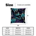 thumbnail image 5 of Print Decorative Velvet Throw Pillow Covers for Chair - Set of 2, Unique Patterns, 16x16, 18x18, 20x20 Inches for Home Decor and Gifts, 5 of 6