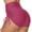 Hot Pink, variant on Women's High Waisted Stretchy Summer Shorts Yoga Sports Ruched Lifting Workout Running Leggings Trendy Casual Shorts S-2XL