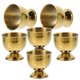 thumbnail image 5 of Juego de 6 hueveras de acero inoxidable para mesa, ideales para servir como vasos pequeños para cerveza o vino., 5 of 8