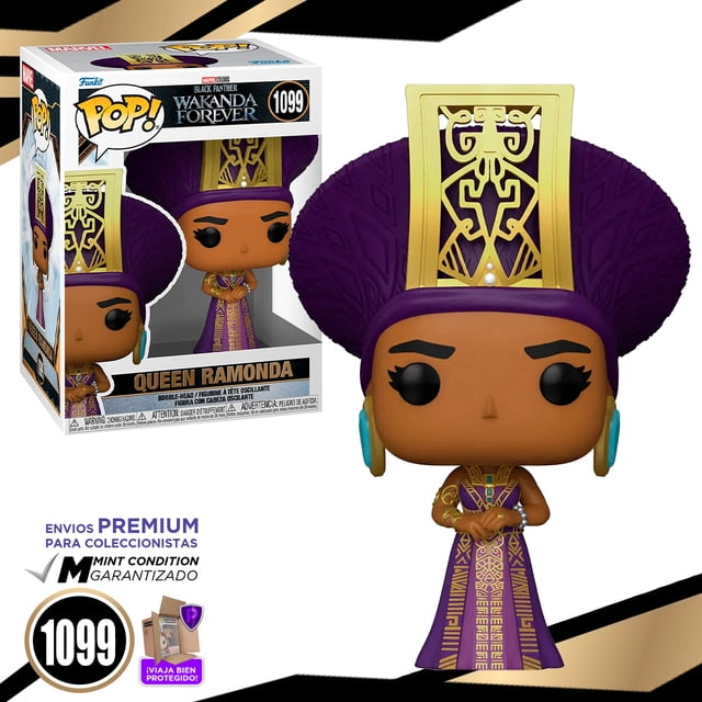 Funko Pop Reina Ramonda #1099 Pantera Negra Wakanda Por Siempre Marvel