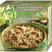 Amy's Frozen Meals, Mushroom Risotto Bowl, Made With Organic Arborio Rice, Microwave Meals, 9.5 Oz