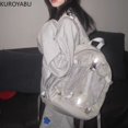 thumbnail image 2 of Mochila de nailon impermeable Y2k para mujer, bolso de viaje para mujer, mochila escolar para adolescentes, mochila informal elegante para mujer, 2 of 5