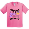 thumbnail image 3 of Inktastic School 2nd Grade with Arrows Youth T-Shirt, 3 of 5