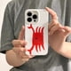 thumbnail image 2 of Ins Korean Cute Simple Graffiti Red Crab Case For iPhone 15 14 13 12 11 Pro Max Mini X XR 7 8 Plus SE 3 Shockproof Soft Cover, 2 of 4
