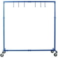 thumbnail image 3 of S-HOME Adjustable Height Paint Hanger Drying Rack in Blue with 6 Hanging Hooks for Mobile Auto Body Shop Painting, 3 of 11