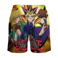 thumbnail image 4 of Yu-Gi-Oh Mens Board Shorts Summer Swim Trunks Quick Dry Beach Swimwear Bathing Suit Swim Shorts with Compression Liner And Pockets, 4 of 7