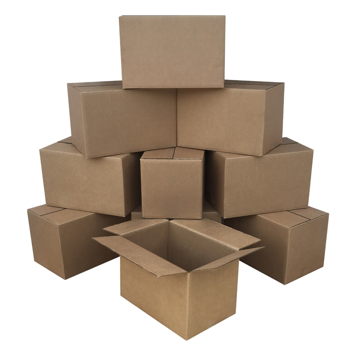 UBMOVE Single Wall Standard Moving Boxes, Foldable, 16x10x10 inch, 10 Count, 1 Pack