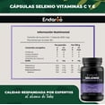 thumbnail image 3 of Selenio con Vitaminas C y E 60 Cápsulas Antioxidante, 3 of 6