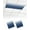 Navy Blue, variant on Brown Beige Fluorescent Light Covers for Ceiling Lights 4x2 feet,2 Pack Magnetic Light Filters for Classroom,Gradient Monochrome Modern Country Fluorescent Light Shade Panel for Office School Drop